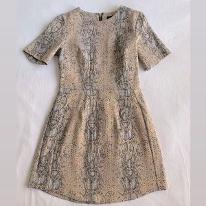 Top shop snakeskin dress